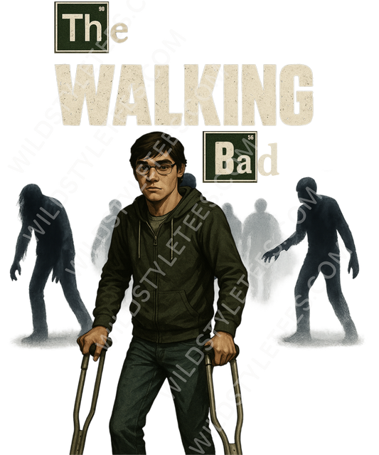 The Walking Bad Breaking Bad and The Walking Dead Parody Comedy T Shirt