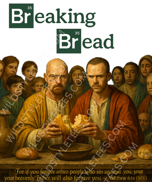 Unisex Breaking Bread Parody of Breaking Bad Unisex Classic Tee